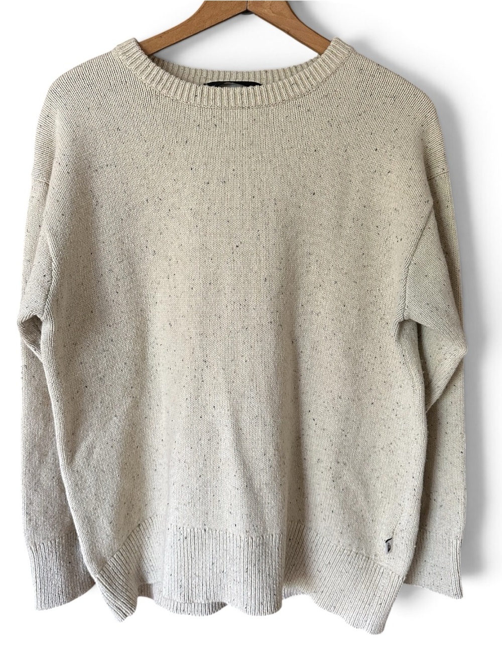 The North Face Women’s Cream Speckled Crewneck Sweater Size Large